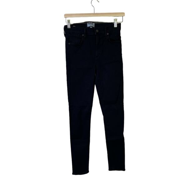 Agolde Black High Waist Skinny Jeans EUC Size 27 - Picture 3 of 13